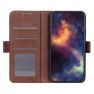 Casecentive Magnetische Leren Wallet Case Galaxy S20 Ultra bruin sticky